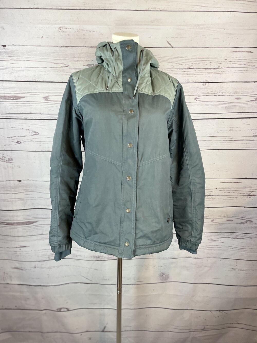 Kuhl Celeste Hooded Winter Jacket Women’s M Dusty Blue Sherpa Lined Projekt Coat